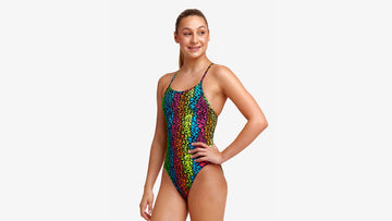 Girls Single Strap One Piece Sunset West