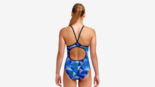 Load image into Gallery viewer, Girls Diamond Back One Piece Blue Bars
