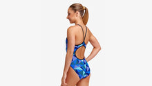 Load image into Gallery viewer, Girls Diamond Back One Piece Blue Bars
