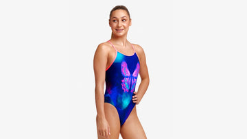Girls Diamond Back One Piece Fly Baby