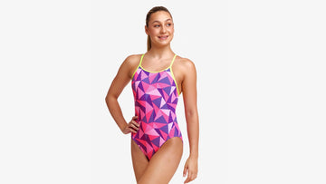 Girls Diamond Back One Piece Little Pinky