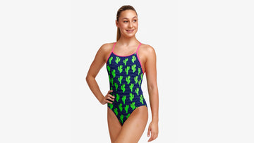Girls Diamond Back One Piece Prickly Pete