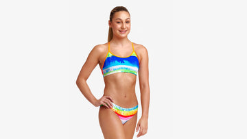 Girls Racerback Two Piece Dye Hard
