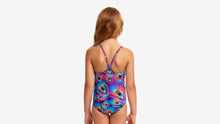 Load image into Gallery viewer, Toddler Girls Printed One Piece Peacock Paradise
