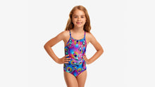 Load image into Gallery viewer, Toddler Girls Printed One Piece Peacock Paradise
