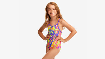 Toddler Girls Printed One Piece Run Wild