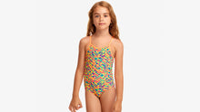 Load image into Gallery viewer, Toddler Girls Printed One Piece Square Stare
