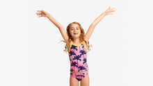 Load image into Gallery viewer, Toddler Girls Swim Steady Tankini &amp; Brief Pop Palms
