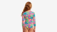 Load image into Gallery viewer, Toddler Girls Sun Cover One Piece Jungle Party
