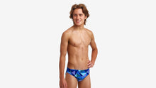 Load image into Gallery viewer, Boys Classic Briefs Blue Bars
