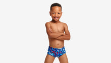 Load image into Gallery viewer, Toddler Boys Printed Trunks Mr Squiggle
