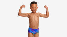 Load image into Gallery viewer, Toddler Boys Printed Trunks Screen Time
