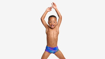 Toddler Boys Printed Trunks Screen Time
