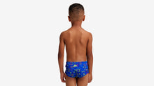 Load image into Gallery viewer, Toddler Boys Printed Trunks Backed Up
