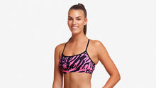 Load image into Gallery viewer, Womens Swim Crop Top Ze Pink
