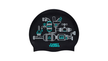 Silicone Swimming Cap Pooped