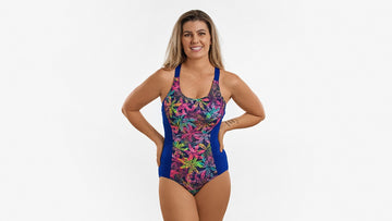 Womens Brace Me Back One Piece Palm Puppy