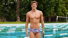 Load image into Gallery viewer, Mens Classic Trunks Dunking Donuts
