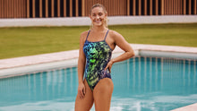 Load image into Gallery viewer, Womens Single Strap One Piece Lion Eyes
