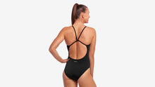 Load image into Gallery viewer, Womens Single Strap One Piece Still Black
