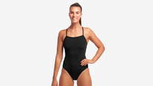 Load image into Gallery viewer, Womens Single Strap One Piece Still Black
