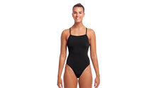 Load image into Gallery viewer, Womens Tie Me Tight One Piece Still Black
