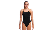 Load image into Gallery viewer, Girls Single Strap One Piece Still Black
