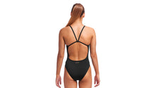 Load image into Gallery viewer, Girls Single Strap One Piece Still Black
