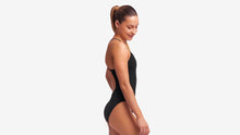 Load image into Gallery viewer, Girls Single Strap One Piece Still Black
