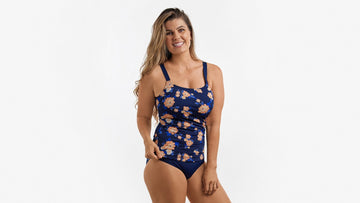 Womens Scoop Neck Tankini Top Rose Water