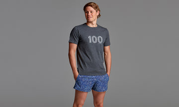 Mens Crew Neck T-Shirt 100 Fly
