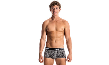 Mens Underwear Trunks Midnight Dragon
