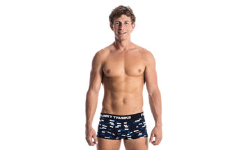Mens Underwear Trunks Night Lines
