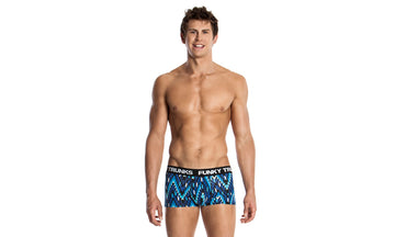 Mens Underwear Trunks Razor Blast