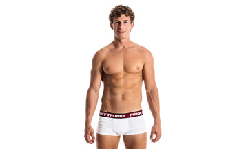 Mens Underwear Trunks Still White