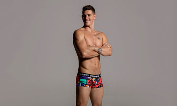 Mens Underwear Trunks Street Beat