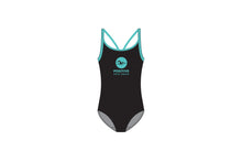Load image into Gallery viewer, Toddler Girls Printed One Piece Positive Black
