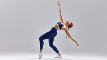 Load image into Gallery viewer, Womens Hi Runner 7/8 Tight Stampd Navy
