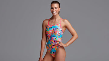 Womens Tie Me Tight One Piece Just Desserts