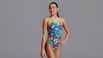 Girls Twisted One Piece One Piece Gettin Jiggy