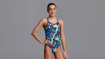 Girls Twisted One Piece One Piece Snake Pit