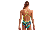 Load image into Gallery viewer, Girls Eco Single Strap One Piece Chilli Boss
