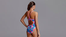 Load image into Gallery viewer, Girls Eco Diamond Back One Piece TropFest
