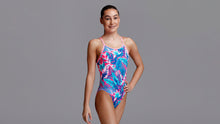 Load image into Gallery viewer, Girls Eco Diamond Back One Piece TropFest
