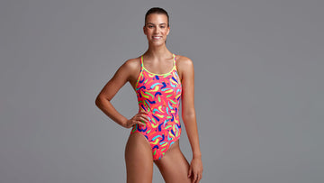 Womens Eco Diamond Back One Piece So Hot