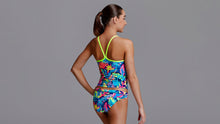 Load image into Gallery viewer, Girls Eco Swim Steady Tankini &amp; Brief Palm Off
