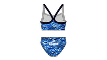 Load image into Gallery viewer, Girls Racerback Two Piece Wild Water Bilinga
