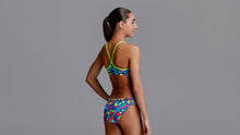 Load image into Gallery viewer, Girls Racerback Two Piece Gettin Jiggy
