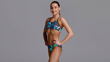 Girls Racerback Two Piece Snake Pit
