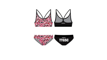 Girls Racerback Two Piece Tea Tree Gully Fire Light